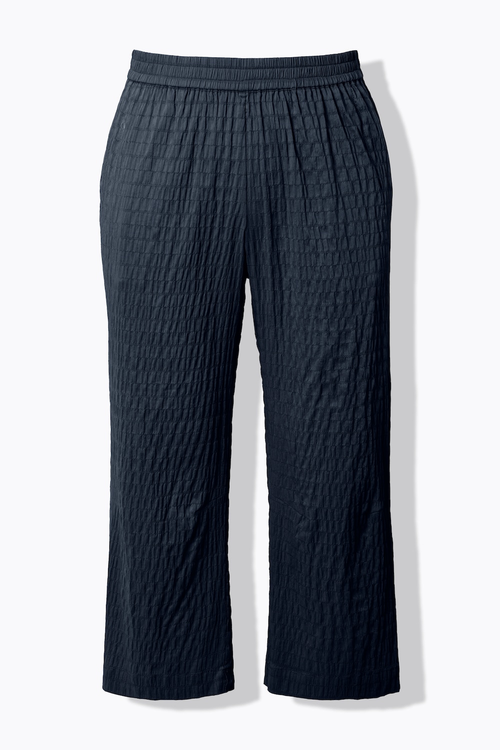 Stora storlekar 7/8-byxa Ruby, Dam, blå, storlek: 46, Bomull/Polyester, Ulla Popken
