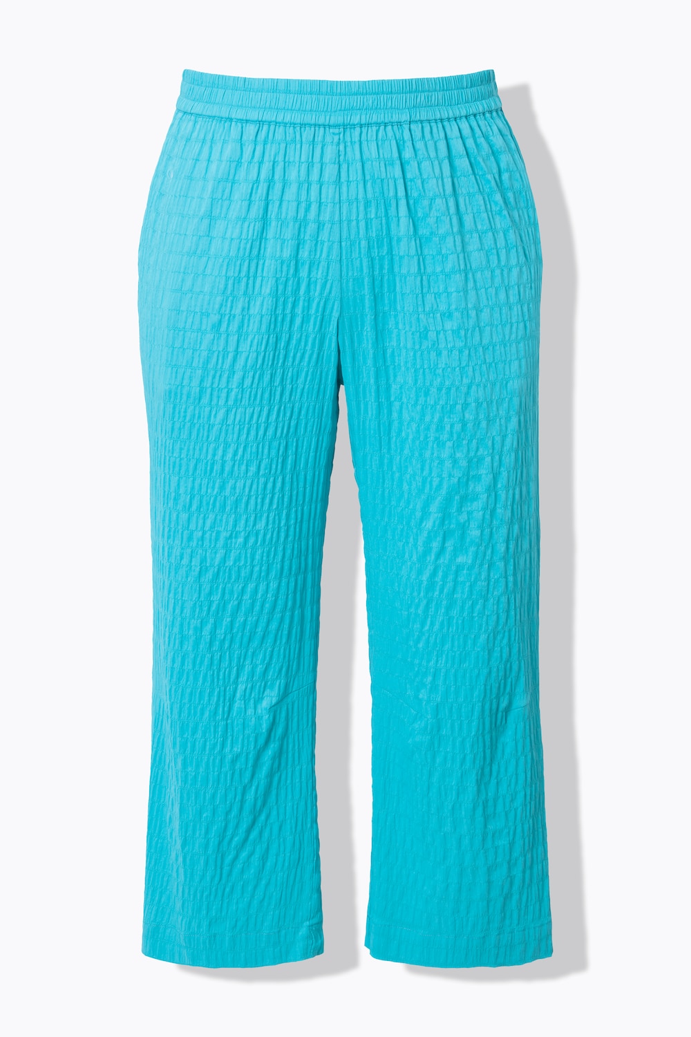 Stora storlekar 7/8-byxa Ruby, Dam, turkos, storlek: 42, Bomull/Polyester, Ulla Popken