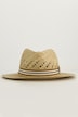 Chapeau en paille tressée