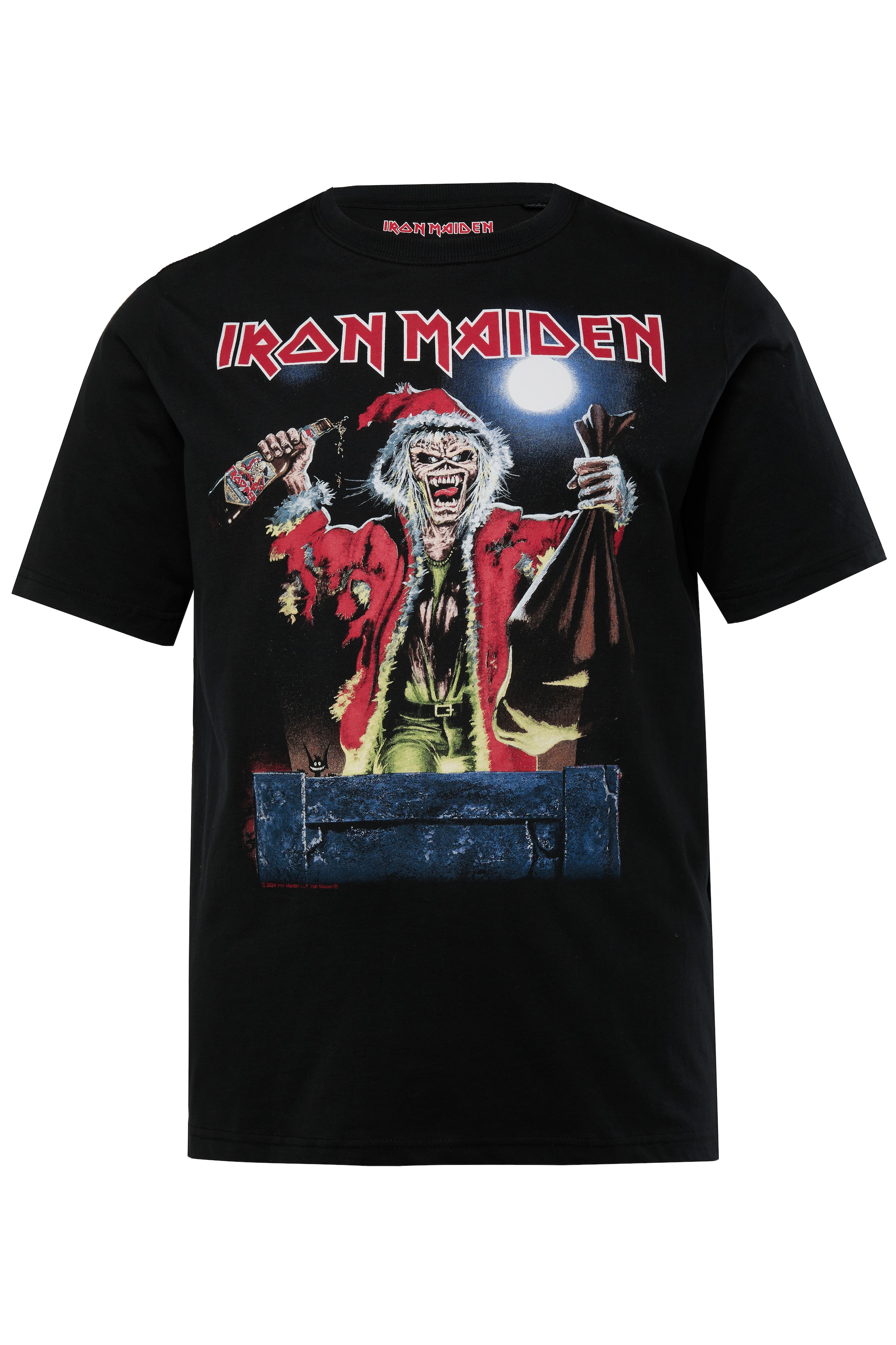 JP 1880 Herren große Größen JP1880 T Shirt Bandshirt Iron Maiden Weihnachten