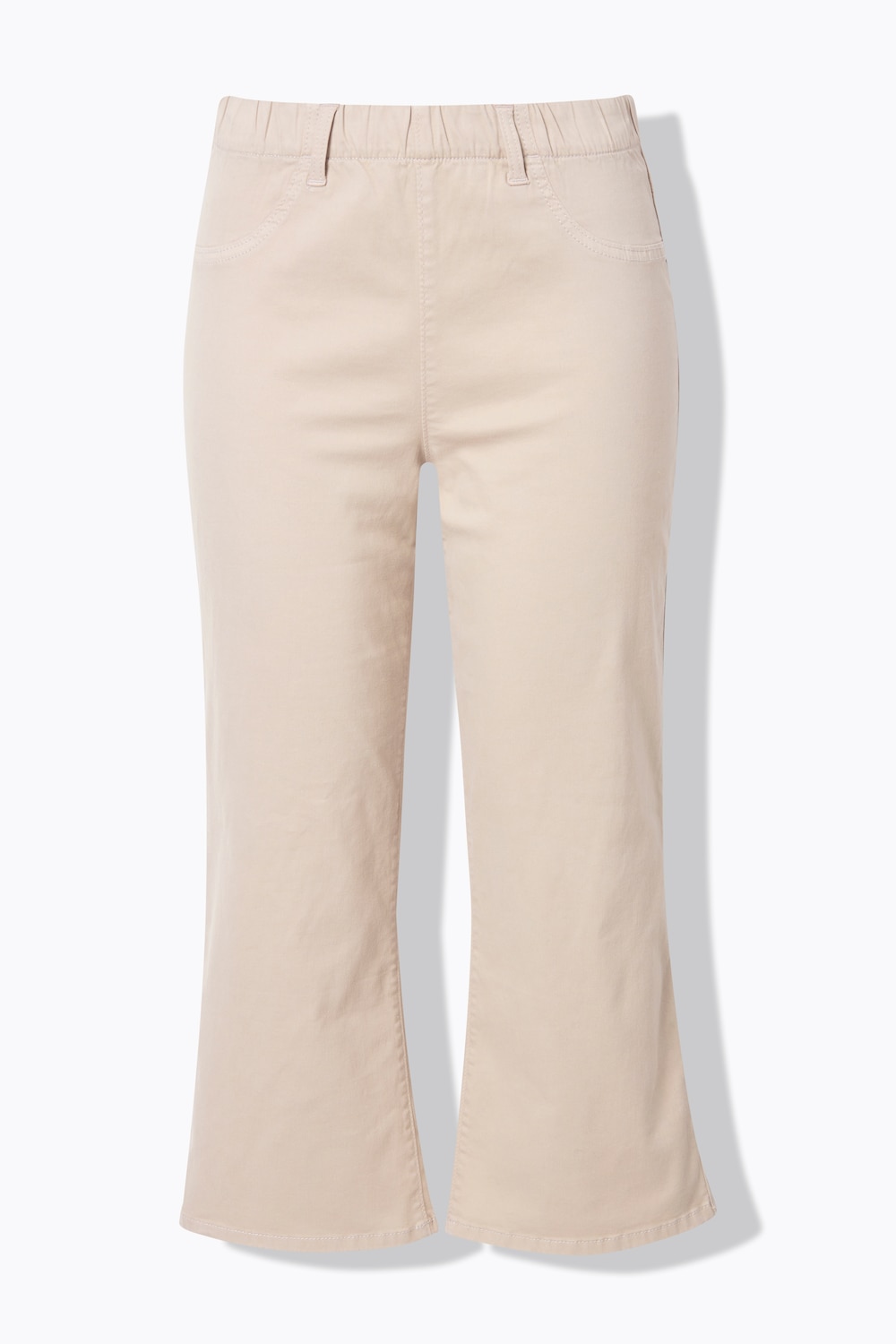 Stora storlekar Culottejeans Mary, Dam, beige, storlek: 62, Bomull/Polyester, Ulla Popken