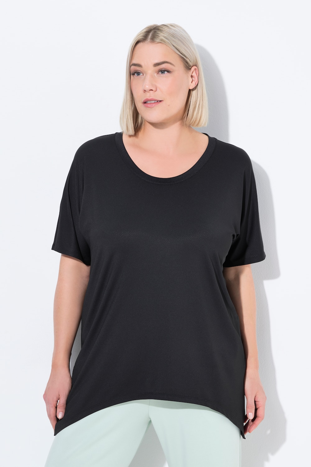 Große Größen Funktions-Shirt, Damen, schwarz, Größe: 54/56, Polyester, Ulla Popken