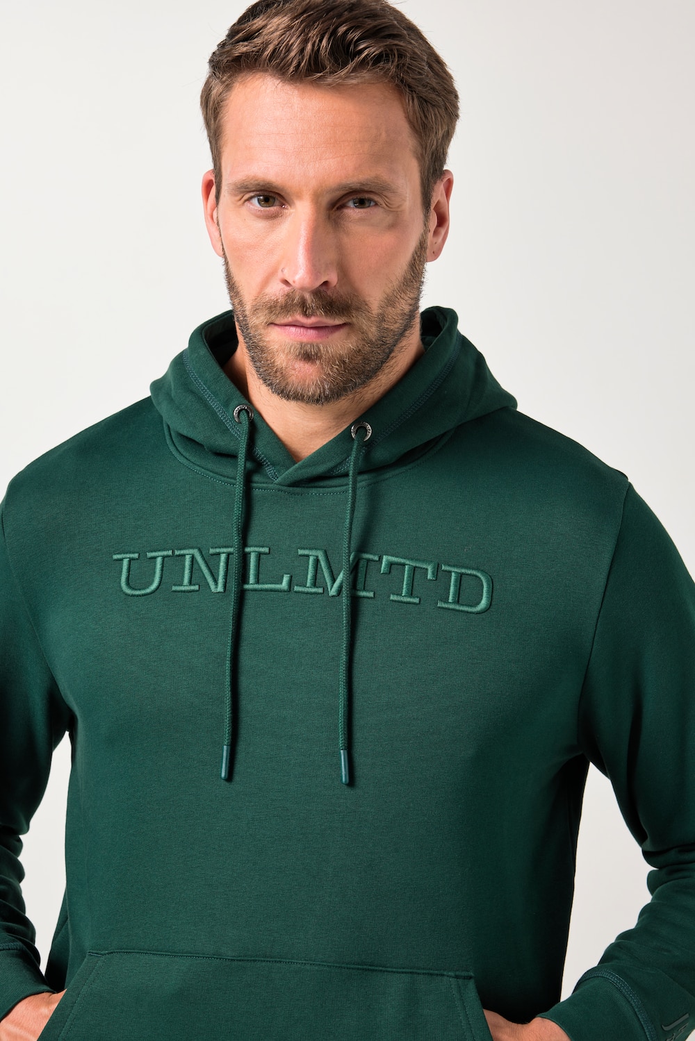 Stora storlekar Hoodie, Her, turkos, storlek: XXL, Bomull/Polyester, JAY-PI