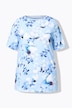 A-line floral print T-shirt