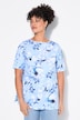 A-line floral print T-shirt