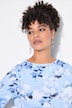 A-line floral print T-shirt