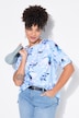 A-line floral print T-shirt