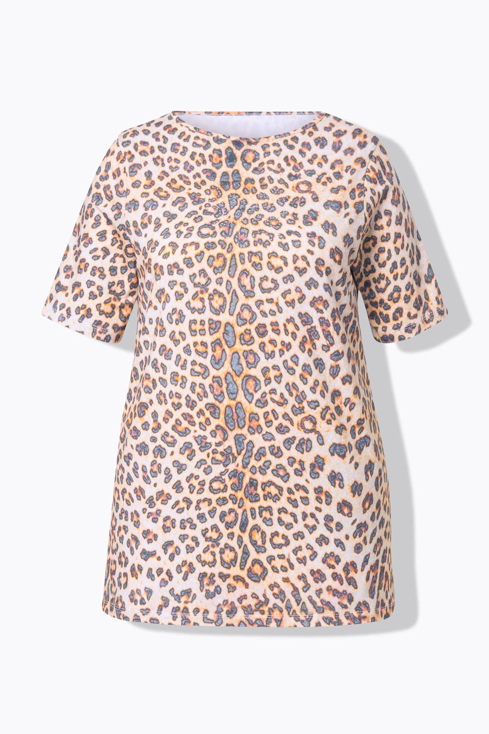 Stora storlekar T-shirt, Dam, svart, storlek: 54, Bomull, Mia Moda