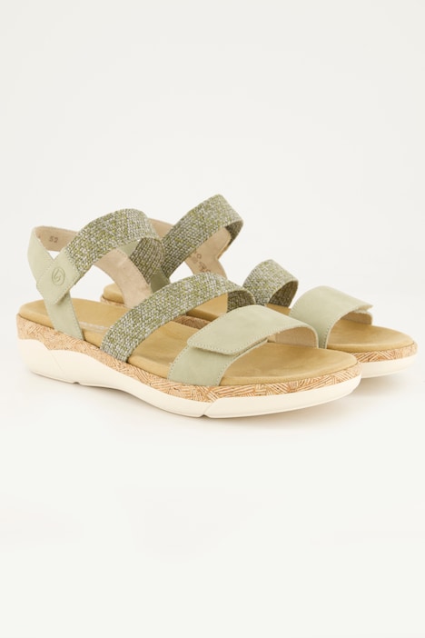 Remonte Soft sandalen, vegan, uitwisselbaar voetbed, wijdte F 1/2