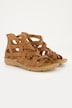 Sandalias romanas de piel, Josef Seibel, cremallera, anchura confortable