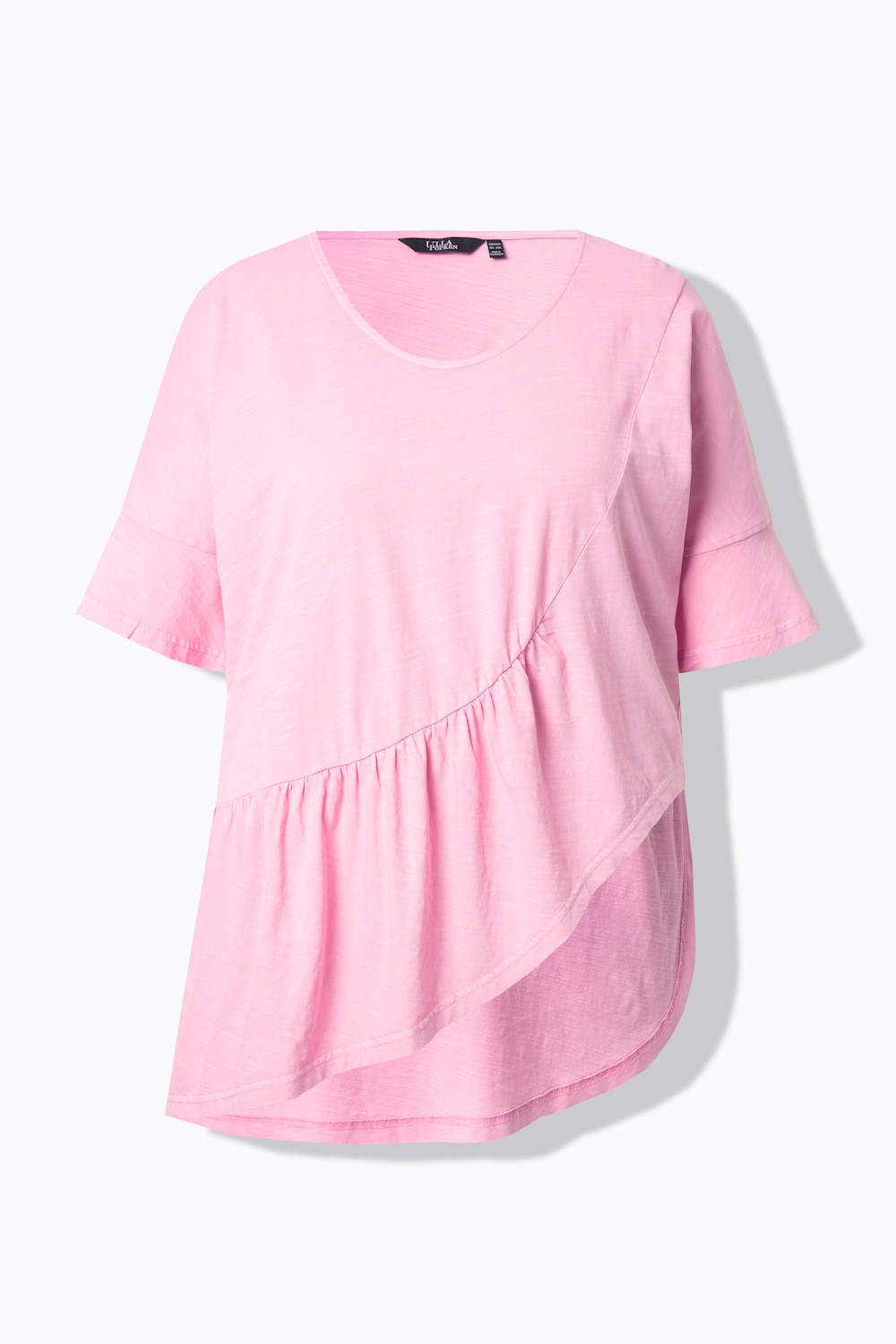Stora storlekar T-shirt, Dam, rosa, storlek: 58/60, Bomull, Ulla Popken