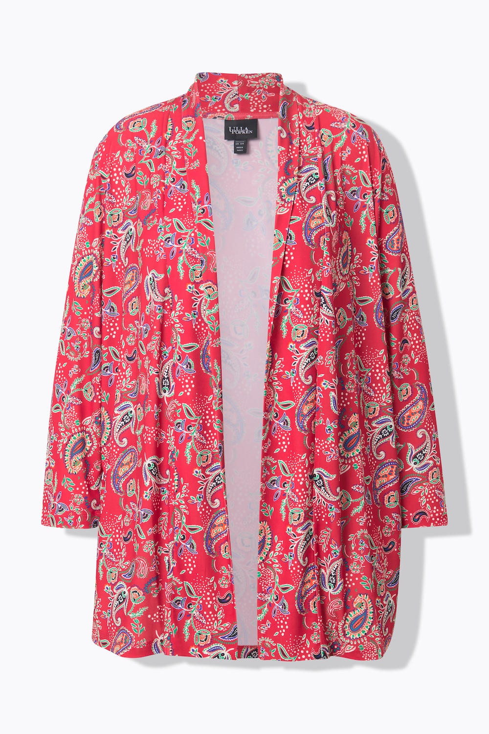 Stora storlekar Jerseyjacka, Dam, blå, storlek: 58/60, Polyester, Ulla Popken