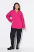 Tunika, A-Linie, Krepp, 3/4-Puffärmel