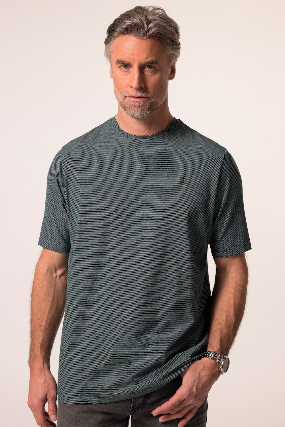 Boston Park T-Shirt, Halbarm, Ringel, bis 84/86