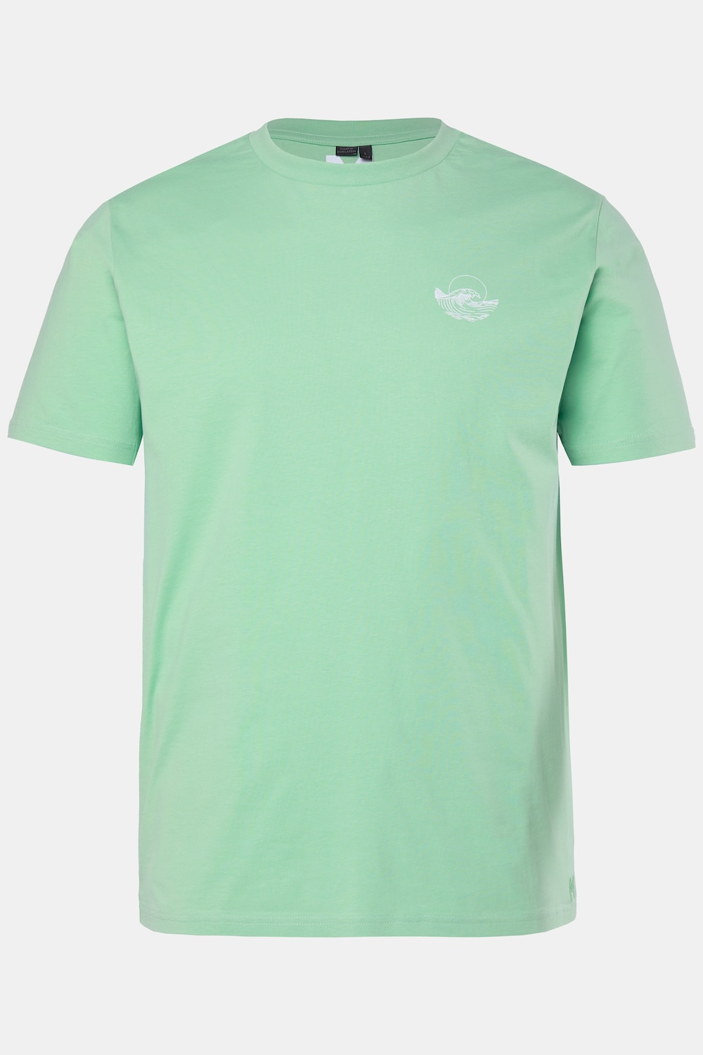 T-shirt, korte mouw, kleine print, tot 8XL