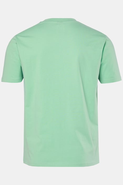 T-shirt, korte mouw, kleine print, tot 8XL