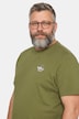 T-Shirt, Halbarm, kleiner Print, bis 8 XL