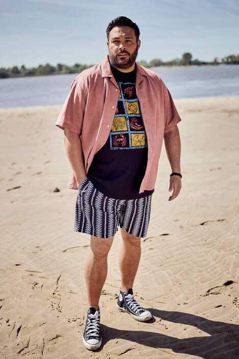 Men+ T-Shirt, Halbarm, Print, bis 8 XL