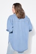 Jeanshemd, oversized, overhemdkraag