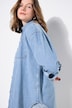 Jeanshemd, oversized, overhemdkraag
