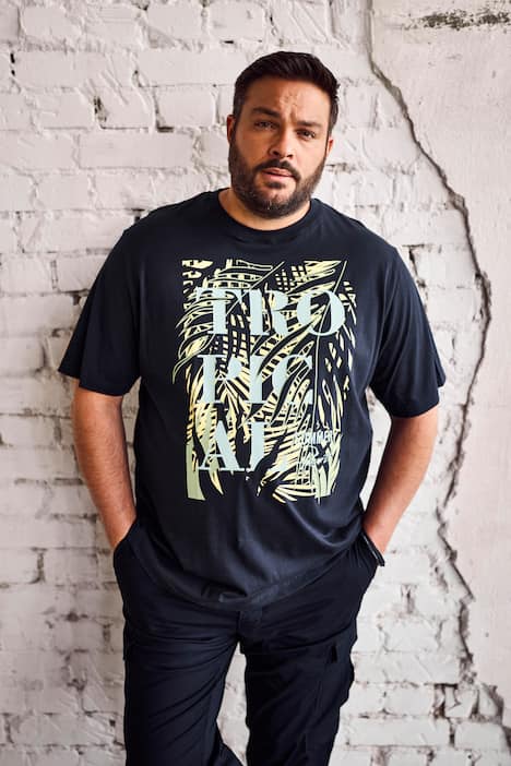 Men+ T-Shirt, Halbarm, Print, bis 8 XL