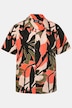 Men+ overhemd, korte mouw, all-over print, Cubaanse kraag, Cubaanse fit, tot 8XL
