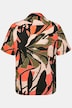 Men+ overhemd, korte mouw, all-over print, Cubaanse kraag, Cubaanse fit, tot 8XL