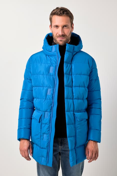 JAY-PI doorgestikte parka, outdoor, extra warm, veel zakken, tot 7XL