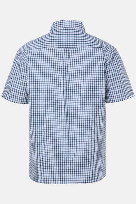 Men+ Karohemd, Halbarm, Seersucker, Buttondown-Kragen, Comfort Fit, bis 8 XL