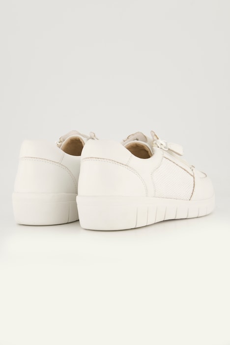 Caprice leren sneaker, rits, verwisselbaar voetbed, wijdte H