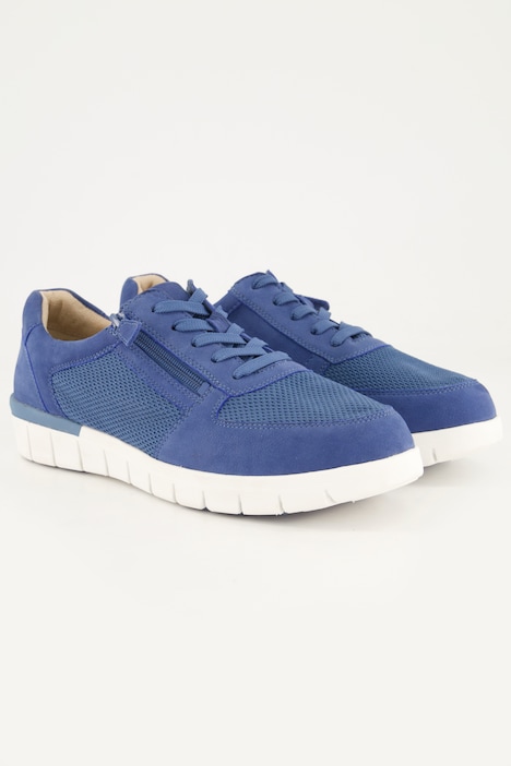 Caprice leren sneaker, rits, verwisselbaar voetbed, wijdte H