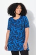 Fern Print Short Sleeve Knit Tunic
