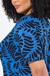 Fern Print Short Sleeve Knit Tunic