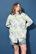 Oversized overhemdblouse, print all-over, lange mouwen