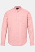 Chemise à rayures JP 1880 en lin mélangé, manches longues et col montant, coupe Modern Fit - jusqu'au 8 XL