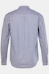Chemise à rayures JP 1880 en lin mélangé, manches longues et col montant, coupe Modern Fit - jusqu'au 8 XL