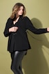 Chaleco blazer, forma en A, cinta de atar lateral