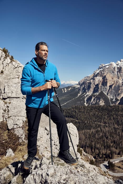 JAY-PI Fleecejacke, Outdoor, Level 1 ultralight Fleece, Kapuze, bis 7 XL