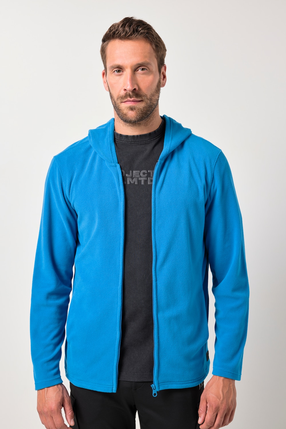 JAY-PI Fleecejacke, Outdoor, Level 1 ultralight Fleece, Kapuze, bis 7 XL
