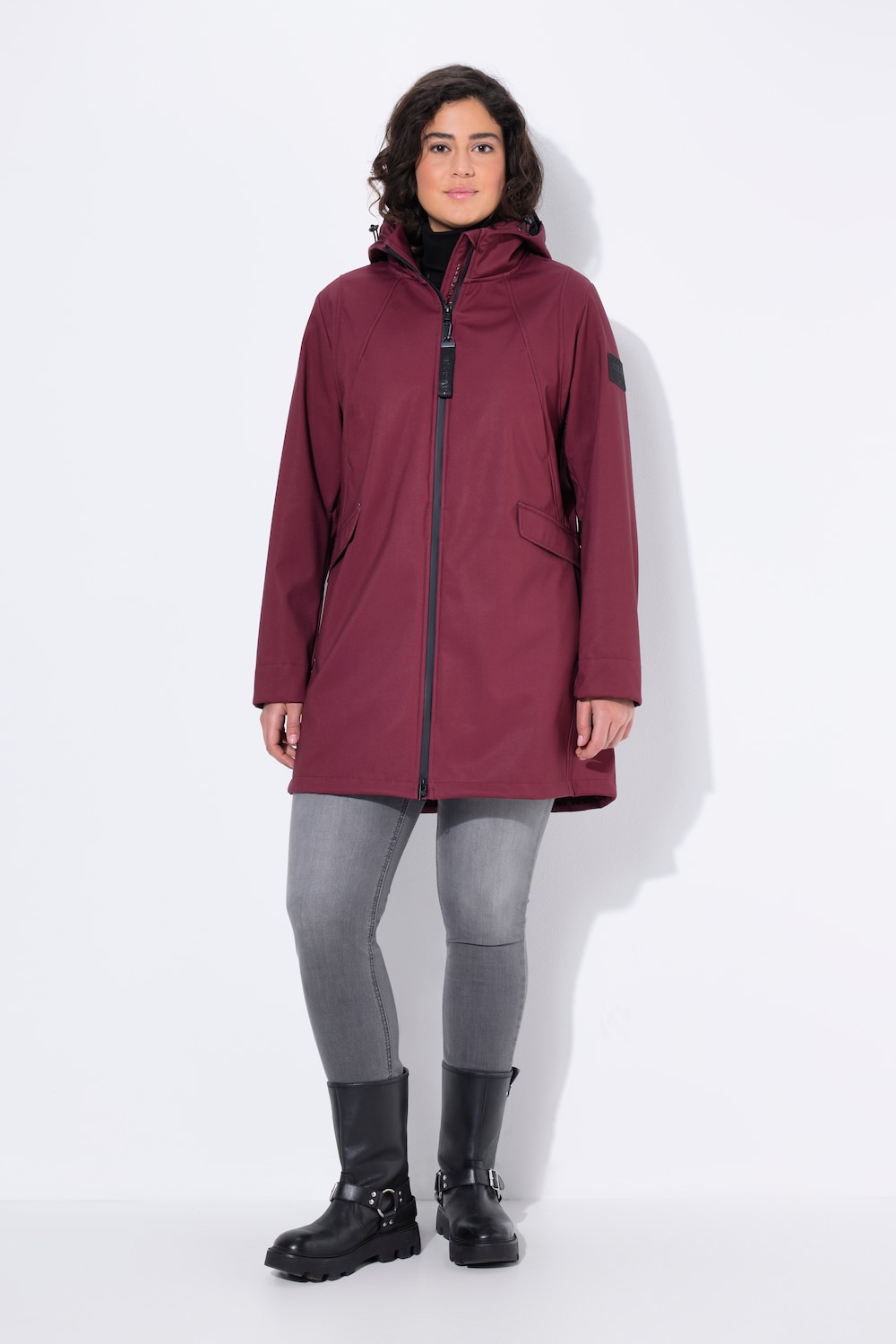 Große Größen HYPRAR Softshelljacke, Damen, rot, Größe: 42/44, Polyester, Ulla Popken