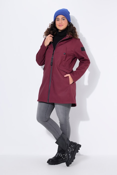 HYPRAR Softshelljacke, wasserabweisend, Kapuze