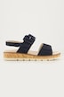 Caprice leren sandalen, uitwisselbaar voetbed, wijdte G