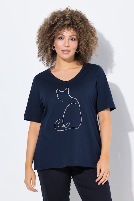 Single Line Animal Short Sleeve Graphic Tee