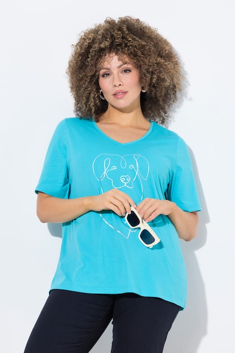 Single Line Animal Short Sleeve Graphic Tee