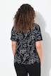 T-shirt, dierpatroon, classic, V-hals, halve mouwen