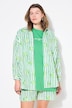 Blusa de rayas, oversize, estampado de fruta en las rayas