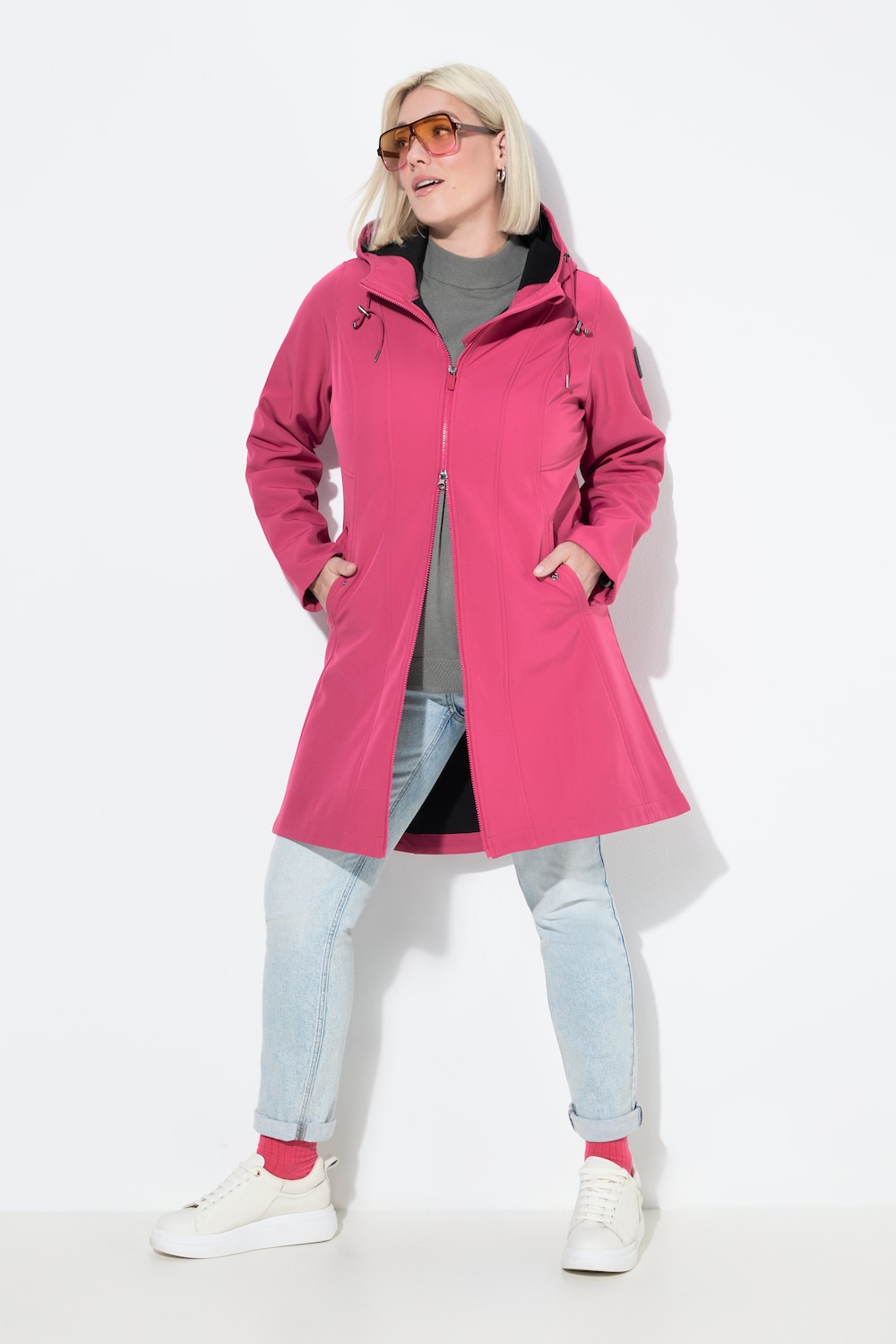 HYPRAR Softshelljacke, wasserabweisend, 2-Wege-Zipper