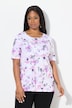 Watercolor Floral Short Sleeve Pima Cotton Tee