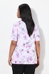 Watercolor Floral Short Sleeve Pima Cotton Tee