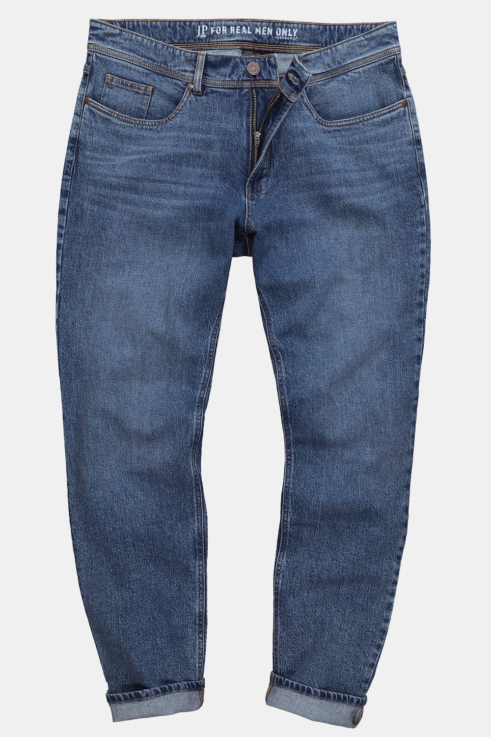 JP1880 Jeans, Denim, FLEXNAMIC®, Vintage Look, Tapered Loose Fit, 5-Pocket, bis Gr. 72/36